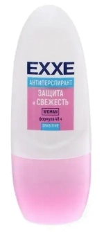 Дезодорант антиперспирант спрей EXXE Sensitive «Защита и свежесть» 50мл ролик