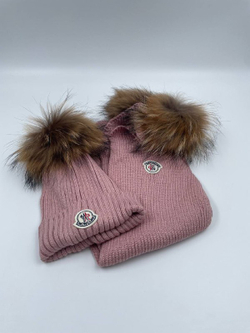 Детская шапка и шарф Moncler