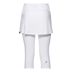 Женская теннисная юбка HEAD Club Scapri Women - White, Silver
