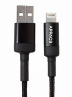 Кабель APPACS (рус.) AP03217i, lightning (for iPhone), 5V/2.4A, 1 метр