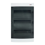 Щит распределительный навесной Unix 3х12мод. IP41 прозр. дверь PROxima EKF ux-3x12-n