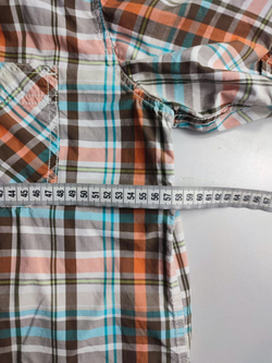Рубашка в клетку хлопковая 56 размер