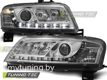 Передние фары daylight chrome для Fiat Stilo 3D