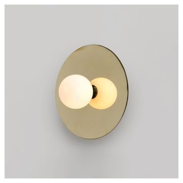 Disc and Sphere Wall Light by Atelier Aretti  -