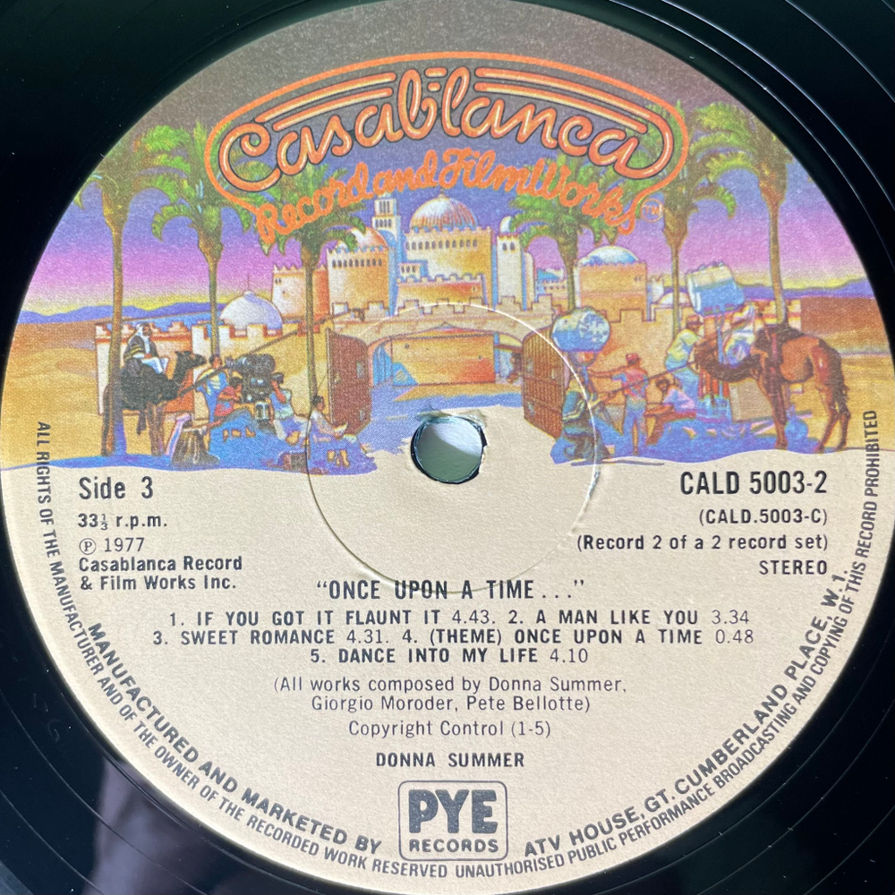 Donna Summer ‎– Once Upon A Time 2LP (Англия 1977г.)