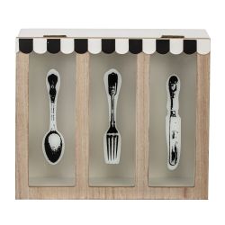 GAEM Шкатулка для столовых приборов, L26 W23 H7,5 см