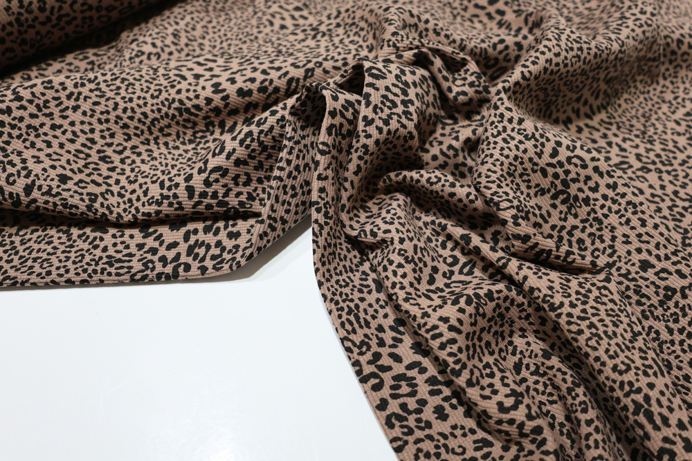 ЛЕОПАРД - Кашкорсе с лайкрой, компакт пенье (КРВ640 Елена) (к1 стрела от кромки 35см)