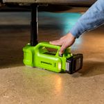 Домкрат автомобильный гидравлический аккумуляторный Greenworks Арт. 3401407, 24V, без АКБ и ЗУ в сумке