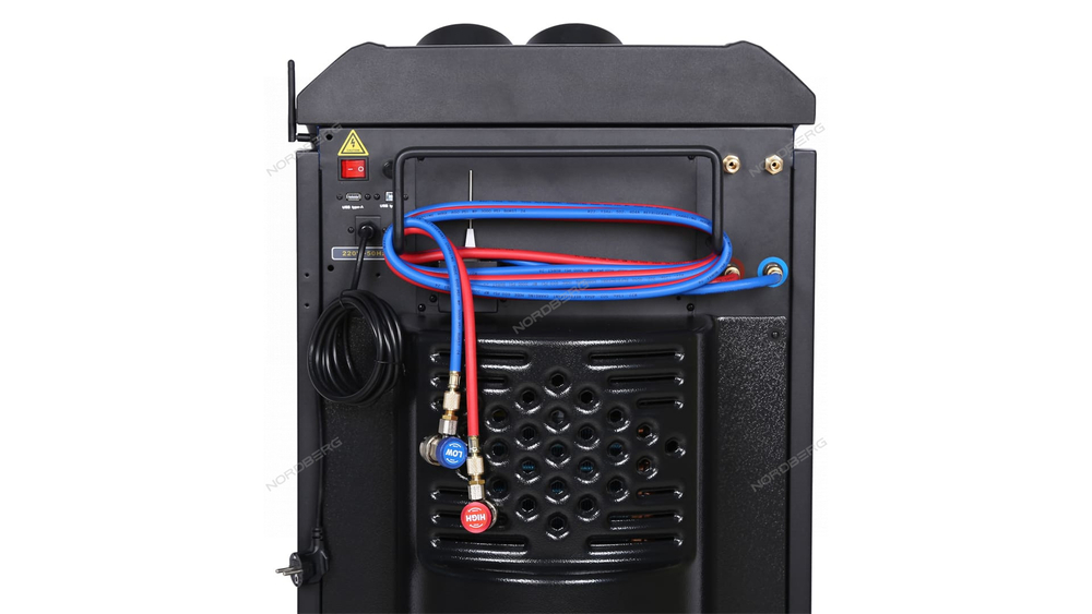 Установка автомат для заправки и диагностики автомобильных кондиционеров с принтером NORDBERG NF21