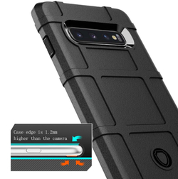 Чехол для Samsung Galaxy S 10 цвет Black (черный), серия Armor от Caseport