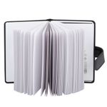 Скетчбук, белая бумага 140 г/м2 90х140 мм, 80 л., КОЖЗАМ, застежка, BRAUBERG ART CLASSIC, черный, 116459