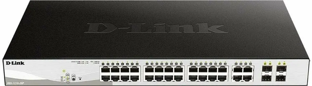 Коммутатор D-Link DGS-1210-28P/FL1A настраиваемый