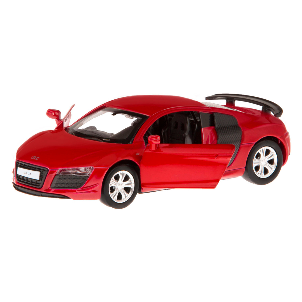 Модель 1:43 Audi R8 GT, красный, инерция, откр. двери
