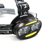 Фонарь налобный "Сибирский Следопыт-Радиант", 4 LED + 2 COB, аккум. 220В