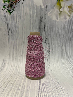 Пряжа хлопковая с люрексом