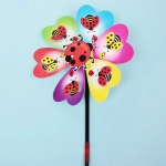 Ветрячок «Летняя полянка» d-22 см, 50 см, в ассортименте