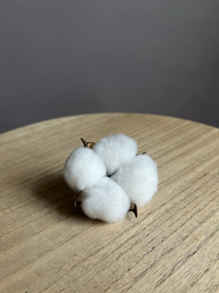 Хлопок белый на проволоке