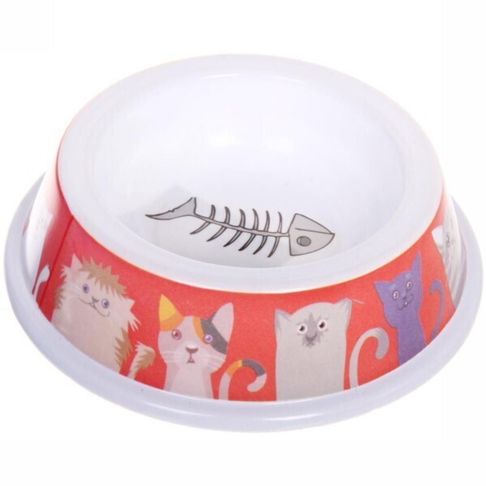 Миска пластиковая «Царапка», цвет как на фото, 15*4,5см