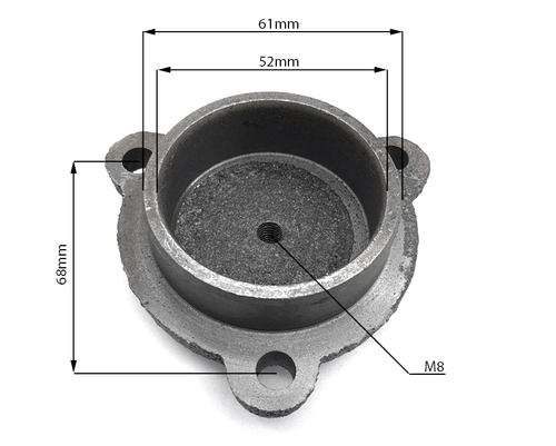 Крышка дифференциала левая (тип 1) 195N/ZS1100/ZS1115