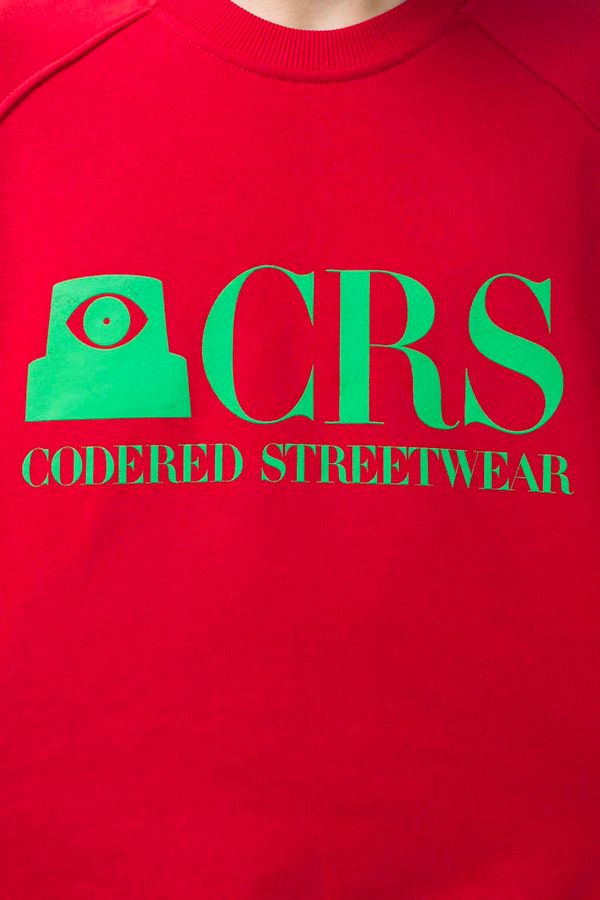 Толстовка крюнек Firm Wide Summer Красный CRS - фото 3