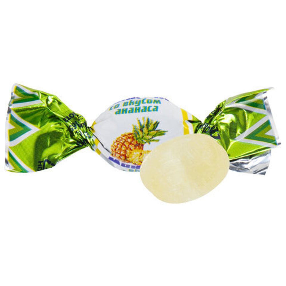 Карамель леденцовая МИНИ-М Тропик, ассорти (апельсин, банан, малина, ананас), 1 кг