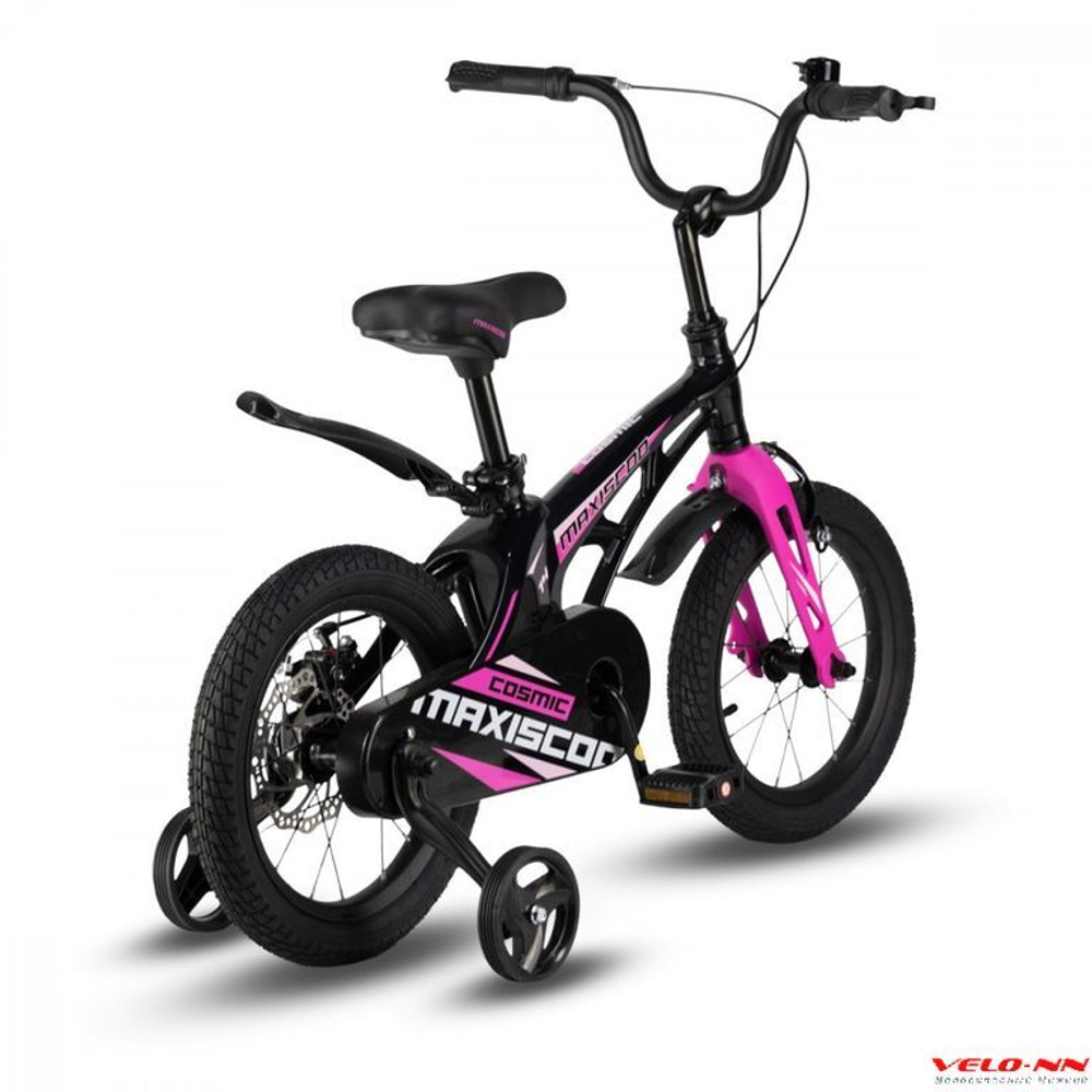 Велосипед 14" MAXISCOO Cosmic Стандарт Плюс Черный Жемчуг (2024)