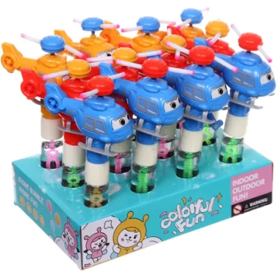 Мыльные пузыри «Вертолёт» 21,5 см, 80 мл, с подсветкой