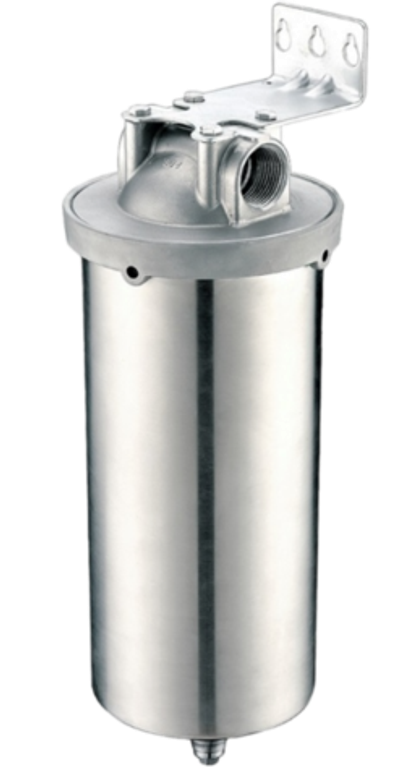 Корпус магистрального фильтра ГИДРОТЕК HSH-10BB 1" (нерж.сталь)
