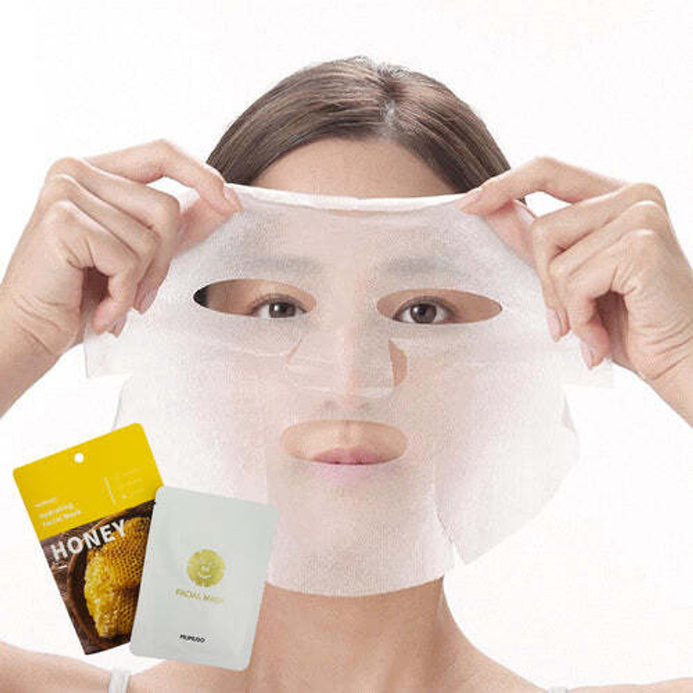 Увлажняющая маска для лица Mumuso с экстрактом мёда