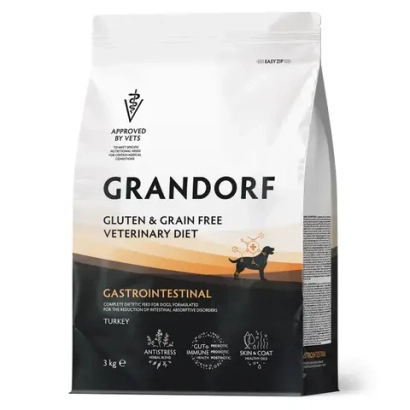 Корм для собак GRANDORF VETERINARY DIET Dog GASTROINTESTINAL диетический при расстройствах пищеварения 3кг
