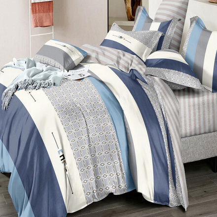 Комплект постельного белья "ВЛ. 1265", поплин, 100% хлопок, Россия.