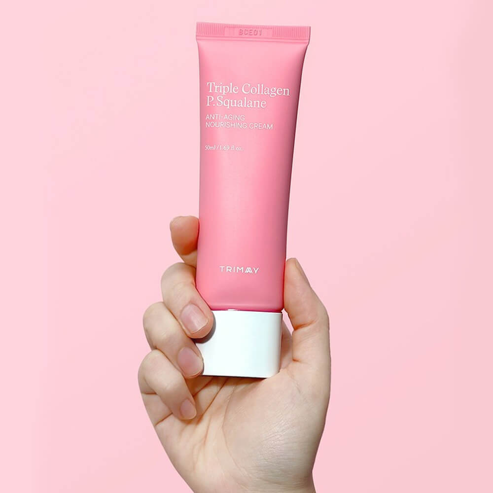 Питательный антивозрастной крем Trimay Triple Collagen P.Squalane Anti-Aging Nourishing Cream