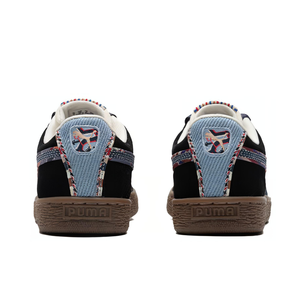 Кроссовки PUMA Suede Bz Emb 'Black Navy Marzipan Light Blue' 399021-01