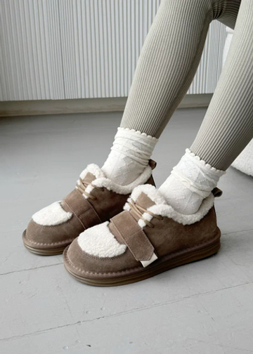 Ботинки из натуральной замши