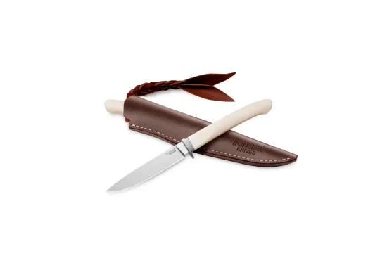 Нож Lion Steel AG01 MW Ago - сталь M390, рукоять белая микарта