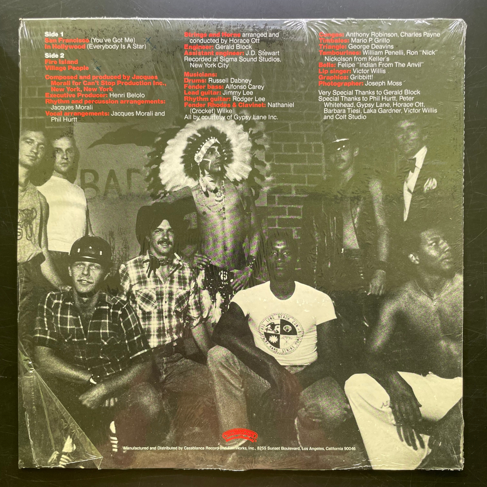 Village People ‎– Village People (США 1977г.)