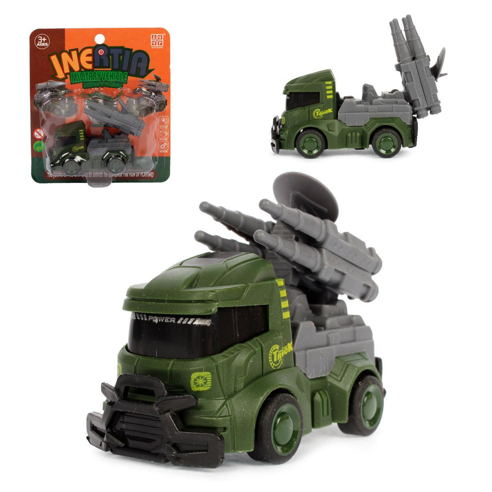 Машина Военная ин. 8см, блистер SY713-16L