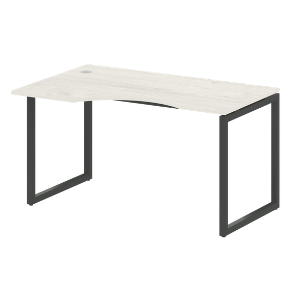 Метал Систем Куатро Стол криволинейный левый на О-образном м/к 40БО.СА-2 (L)