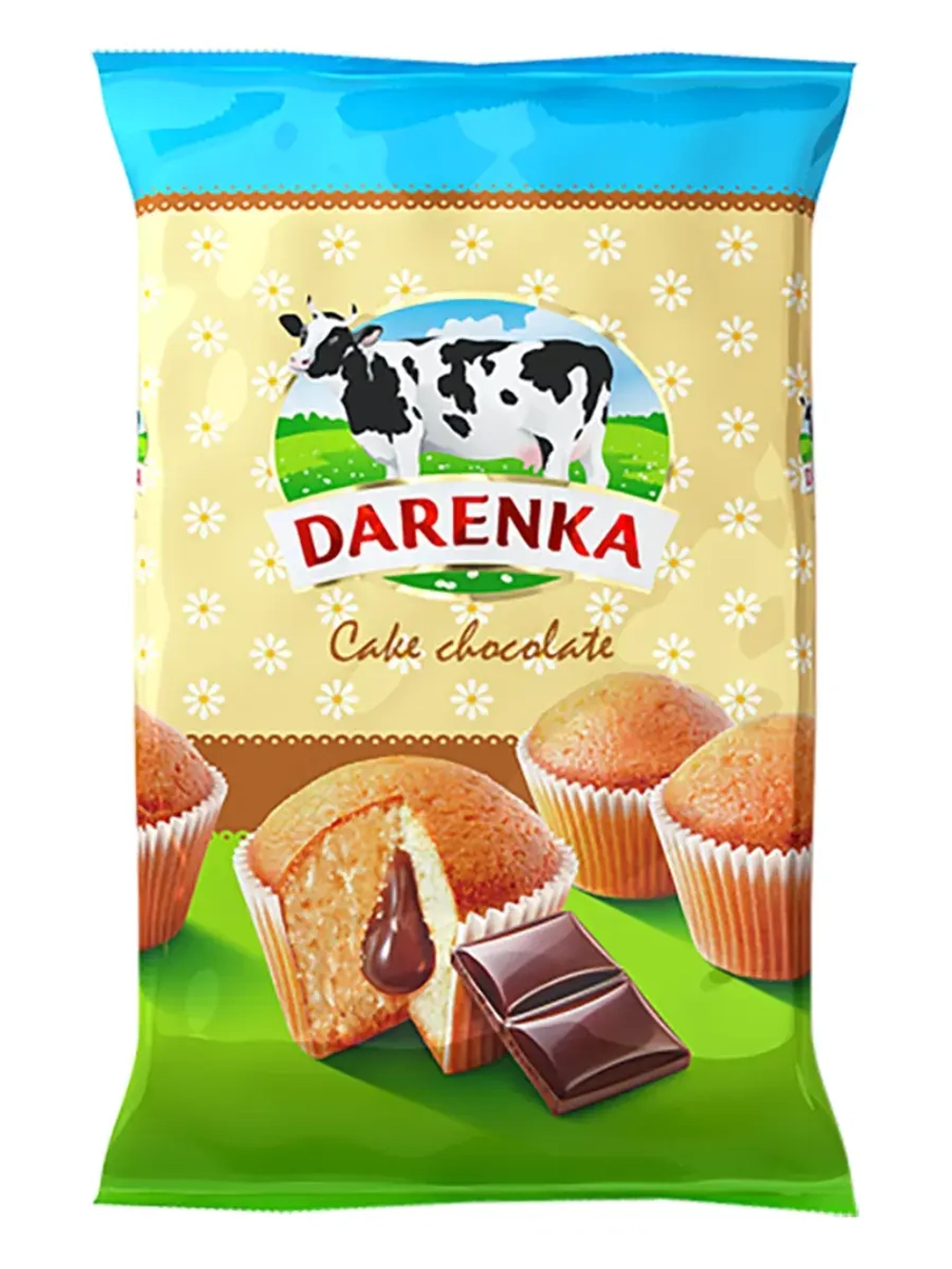 Кексы с Шоколадной начинкой Даренка 500 г