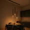 ST683.436.08 Магнитный трековый светильник Черный LED 1*8W 3000K 450Lm Ra90 24° IP20 D30xH500 48V СКАЙЛАЙН 48V