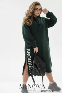 Платье 2401-зеленый Minova