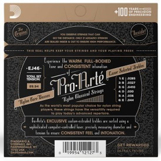 Струны для классической гитары D'ADDARIO EJ46