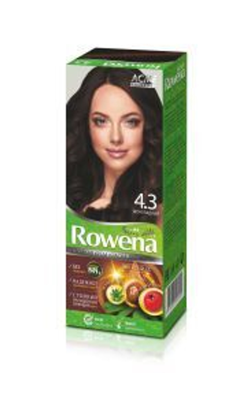 Acme-Color «ROWENA SOFT SILK» Стойкая Крем-Краска для волос, тон 4.3 без аммиака (Шоколадный) 115 мл