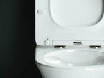Унитаз-компакт безободковый Ceramica Nova Star CN1904-B с крышкой-сиденьем микролифт, белый глянец