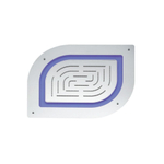 Jaquar, потолочный душ, Maze, 1-режимн., 450х350 мм,  Хром OHS-CHR-85857