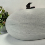 Раковина из андезита Oval Donut Blue Kecil EA-63169 55*38*15