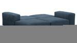 Диван Фиджи Cilium Indigo 242*137*62 см, Синий Вельвет Нераскладной Фиеста
