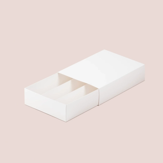 Коробка-пенал для макаронс в 3 ряда 227*169*55 мм