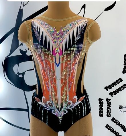 Leotard for rhythmic gymnastics