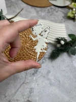 Брошь Фея из эпоксидной смолы